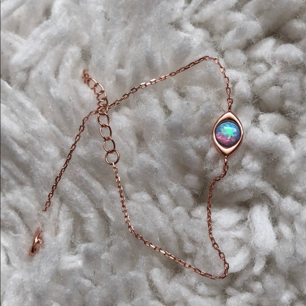 All seeing eye opal bracelet